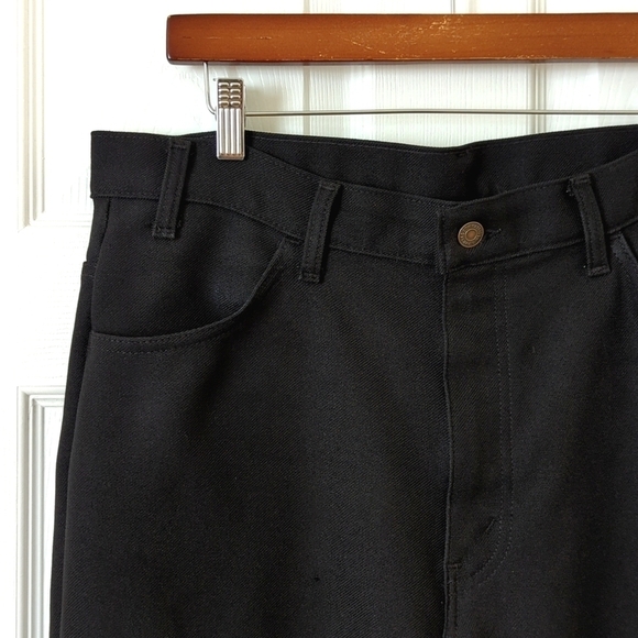 Levi's 90's Vintage Classic Relaxed Straight Leg Polyester Pants Black 36 x 30 - Picture 11 of 14